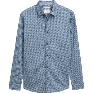 Tom Tailor Fitted printed stretch shirt dessin