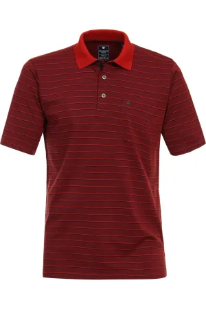 Redmond Casual Polo shirt Korte mouw rood