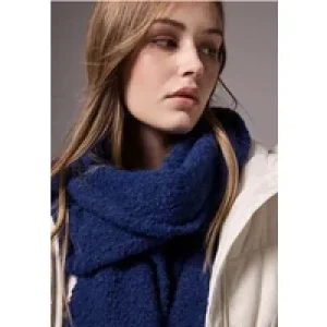 Street One Studio Dames Bouclé sjaal in Blauw
