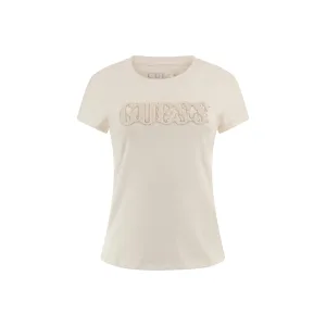 T-shirt met een logo van een paardenstaart voor vrouwen Guess R5