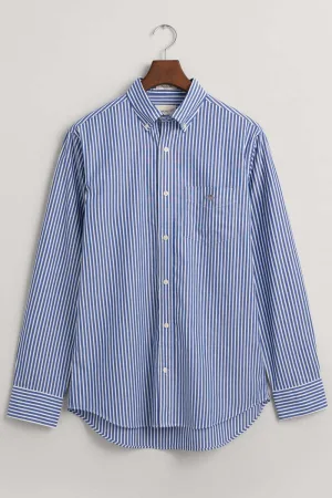 GANT Overhemd blauw, Gestreept