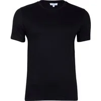 Reiss Dawson Basic T-shirt Black
