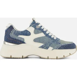 Tamaris Tamaris Denim Sneakers blauw Synthetisch
