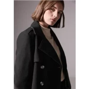 Street One Studio Dames Korte trenchcoat in Zwart