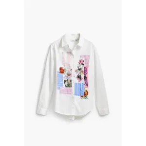 Vrouwenblouse Desigual Flowers Minnie