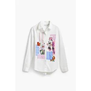 Vrouwenblouse Desigual Flowers Minnie