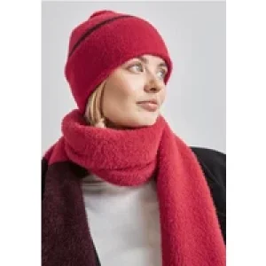 Street One Dames Beanie van verengaren in Rood