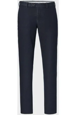 HILTL Tarent Chino donkerblauw, Effen