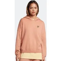 Lyle & Scott Knitted Hoodie W795 Dusty Peach