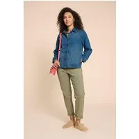 White Stuff Eden Denim Jacket Mid Denim