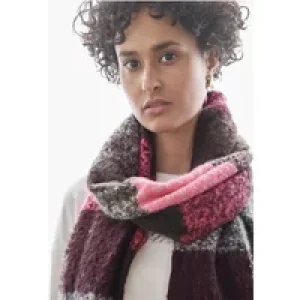 Street One Dames Geruite Madras sjaal in Bruin