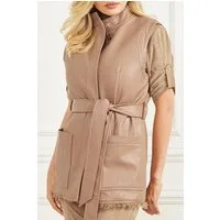 GUESS Susy Vest Truffle Dust Multi