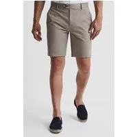 Reiss Wicket Shorts Brown
