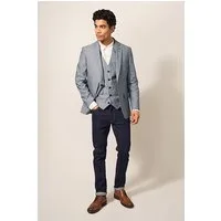 White Stuff Heath Chambray Waistcoat Chamb Blue