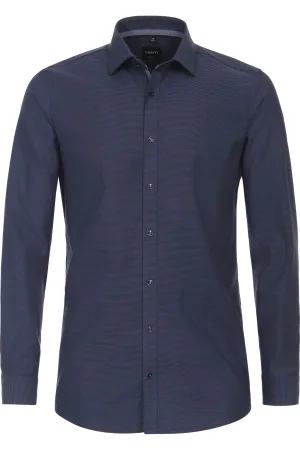 Venti Overhemd Marine, Faux-uni