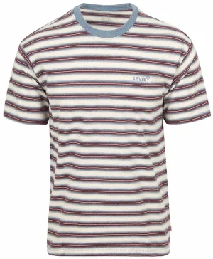 Levi’s T-Shirt Red Vintage Stripe Porridge