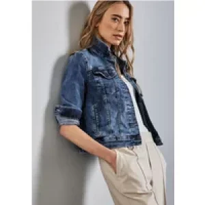 Street One Dames Denim jack in Blauw