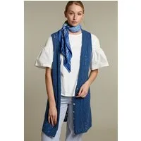 River Woods Blue Long Ajour Spencer