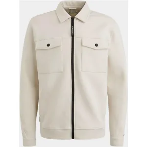 Cast Iron Vest Beige Zip jacket Interlock sweat CSW2502411/7165