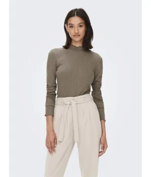 JDY Shirt met lange mouwen JDYFRANSISKA L/S HIGHNECK TOP JRS NOOS