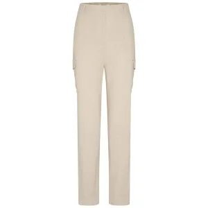 Bugatti Stoffen broek met riemlussen