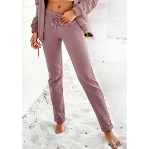 H.I.S Sweatbroek / relaxbroek / sweatbroek Slipbroek met kleine omslag aan de zoom, loungewear