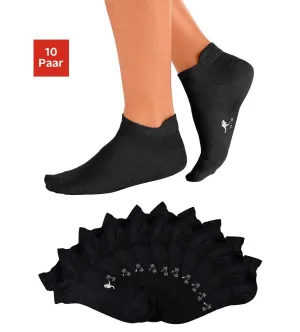 KangaROOS Sneakersokken met verlengd boord aan de achterkant (set, 10 paar)