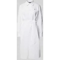 Polo Ralph Lauren Overhemdjurk met logostitching, model ‘CORY’