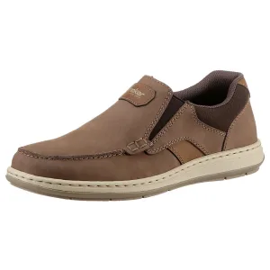 Rieker Instappers Moccasin, loafer, comfort schoen met elastische band voor goede pasvorm