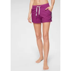 H.I.S Strandshort met tapestrepen opzij