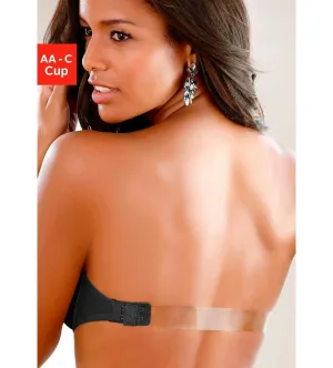 Lascana Bh met steuncups met transparante achterkant en afneembare halternek,