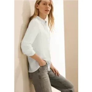 Cecil Dames Gestructureerde blouse in Wit