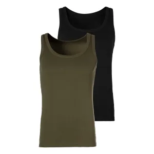 H.I.S Tanktop eenvoudige basic, ook voor eronder (set, 2 stuks)