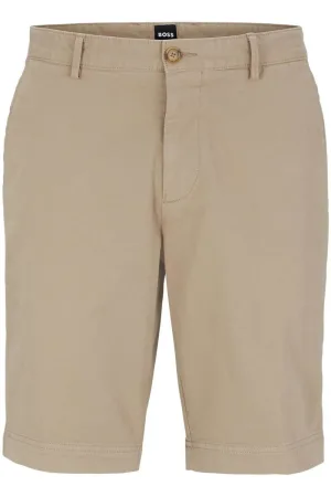 BOSS Bermuda beige, Effen