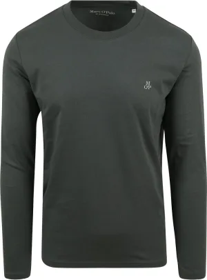 Marc O’Polo Long Sleeve T-Shirt Donkergroen