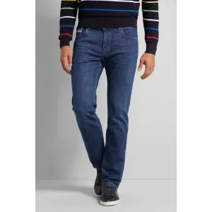 Bugatti 5-pocket jeans met een lichte used-look