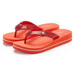 Venice Beach Badslippers Sandaal, pantoletten, badschoenen ultralicht met glitterband VEGAN