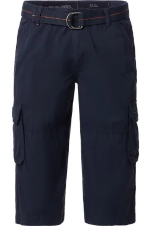 Casa Moda Cargo Shorts blauw, Effen