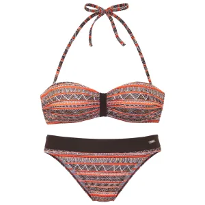 Buffalo Bandeaubikini Met trendy streepdruk