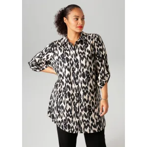 Aniston PLUS Overhemdblouse trendy design – nieuwe collectie