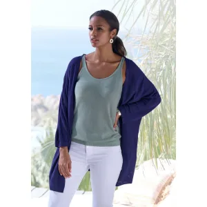 Vivance Cardigan Van zachte viscosekwaliteit Gebreide vest van zachte viscosekwaliteit