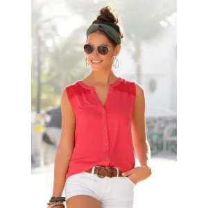 s.Oliver RED LABEL Beachwear Strandtop met inzet bovenaan