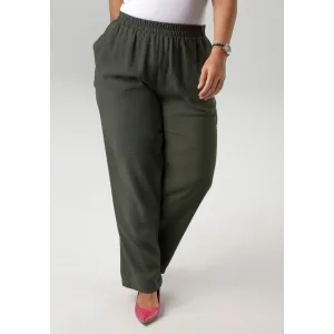 Aniston PLUS Comfortbroek van gestructureerd materiaal – nieuwe collectie