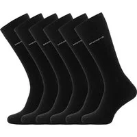 McGregor Crew Sock Black 6-pack