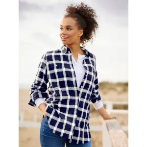 heine Geruite blouse