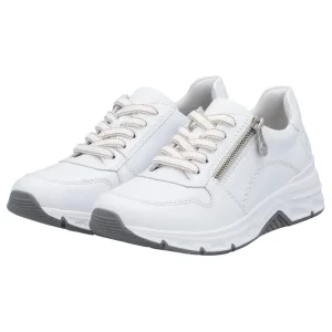 Rieker Sneakers met zijrits, vrijetijdsschoen, lage schoen, veterschoen