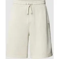 Boss Orange Regular fit sweatshorts met labelstitching