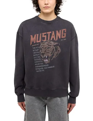 MUSTANG Sweatshirt Style Salida met frontprint