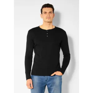 H.I.S Shirt met lange mouwen met luxueuze knoopsluiting