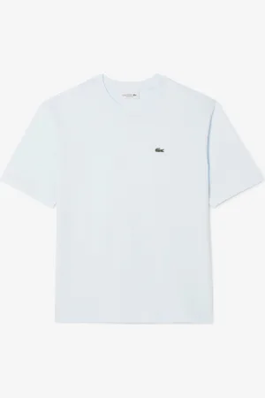Lacoste Dames T-shirt lichtblauw, Effen